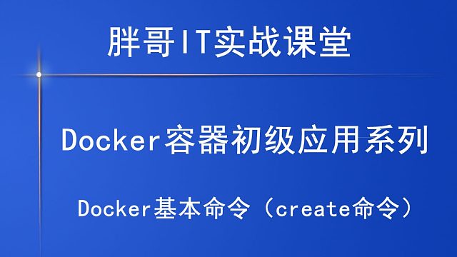 Docker基本命令（create命令）下-2