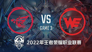 RW侠 vs WE-3 KPL春季赛