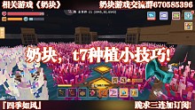 奶块，t7种植小技巧！