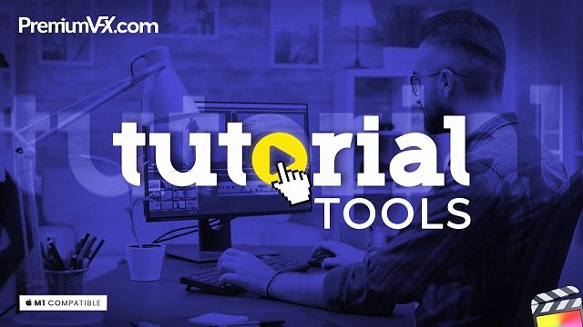 fcpx插件 60组演示教程影片制作工具包 标注分屏转场步骤前景等 支持M1 Tutorial To
