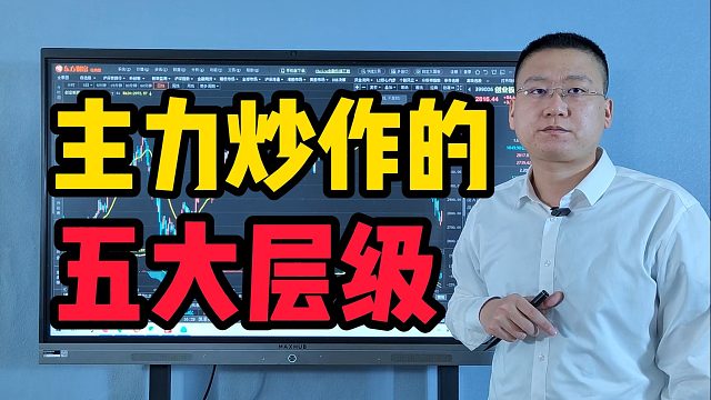 怎么看懂主力炒作的方向？看懂这5大层级，跟随主力找抄底机会！
