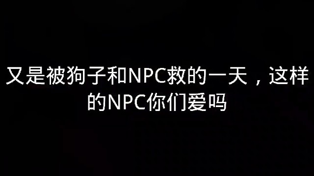又是被NPC救的一天