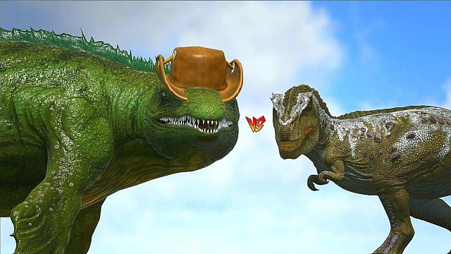 方舟恐龙对战：天空守护者摩萨对战方舟迪诺斯！