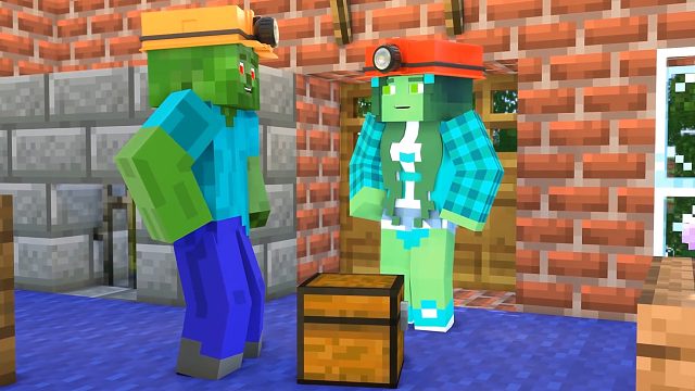 我的世界动画：小僵尸梦见父母下矿，会梦中成现实吗？