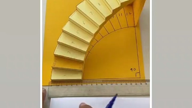 如何处理圆楼梯