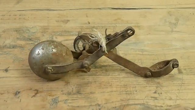 古董自行车铃铛修复，第一次见这样的
