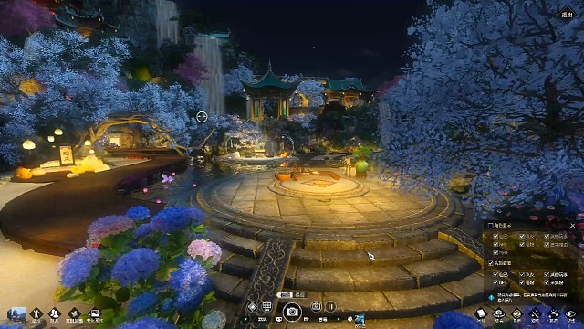 14级庄园中央区，虽然还没有完工，但是忍不住下线时看一看！