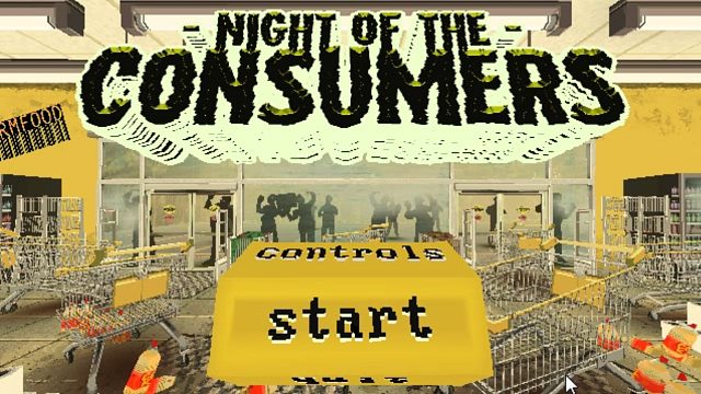 消费者之夜 太可怕了不要来这家商店工作！里面都是疯狂顾客 它们可能会逼疯你