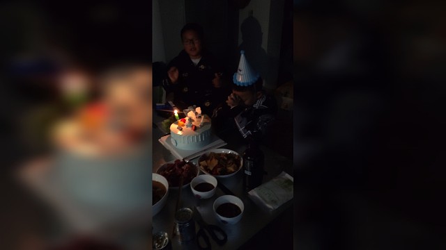 老三认真的样子！