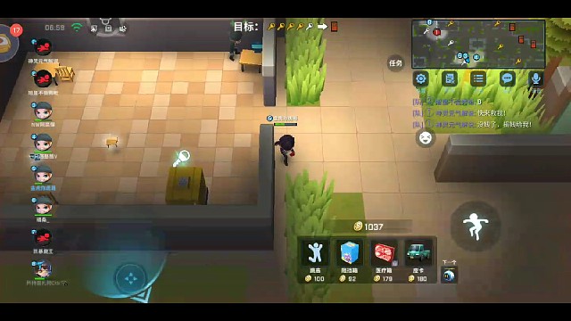 追捕者卡了，逃过一劫。