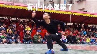 虎年表演虎形拳