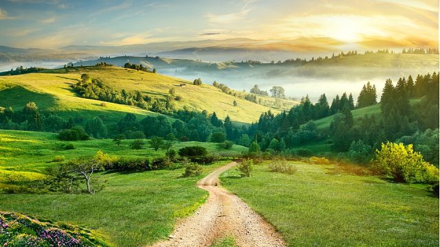 【PS教程】—蒙版制作合成案例（乡间小路）