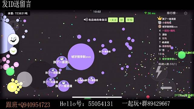 自由收跟班一起玩