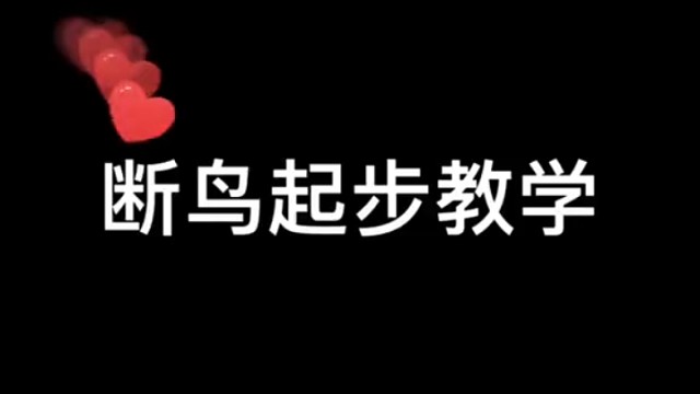 断鸟起步教学