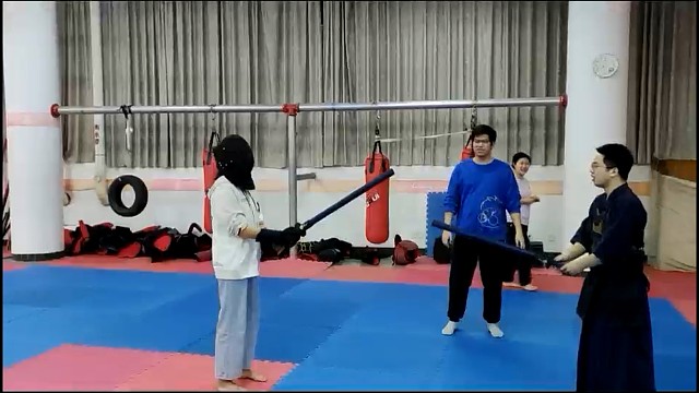 #潮流文化集合啦##虎牙校园视频创作大赛#广外剑道社の新人入门