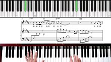 流行钢琴弹唱教学: 张国荣《我》专业原版钢琴弹唱伴奏谱五线谱