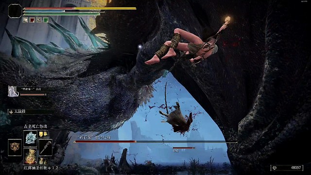 《艾尔登法环》女武神暴打辉石龙！！！