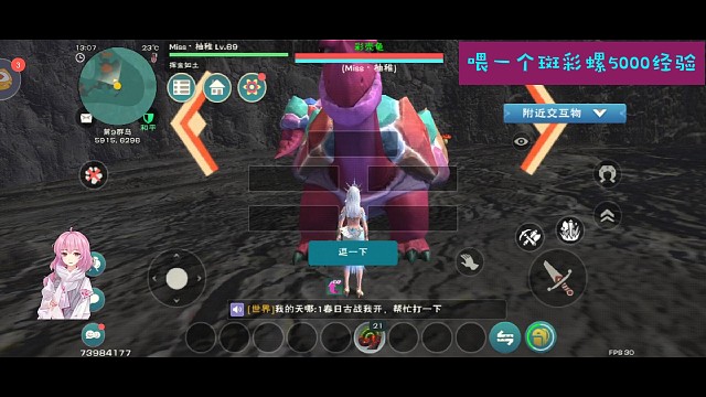 喂彩壳龟升级^·^