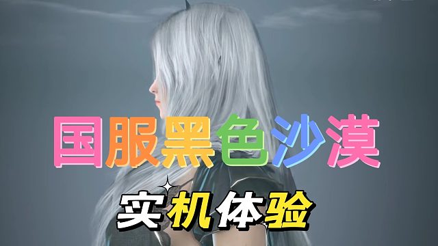 黑色沙漠手游：实机体验，端游还原度特别高。
