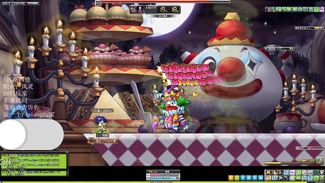 一个多月的回归玩家平民180万白风灵单挑进阶小丑