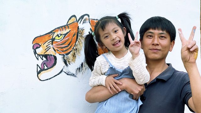 为了满足女儿心愿，野光第一次学画画，大家看看怎么样