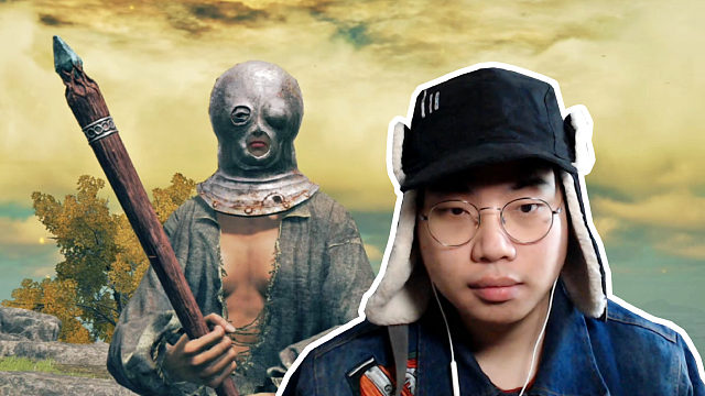 《艾尔登法环》新手玩家用囚犯开局！洞窟挑战兽人！