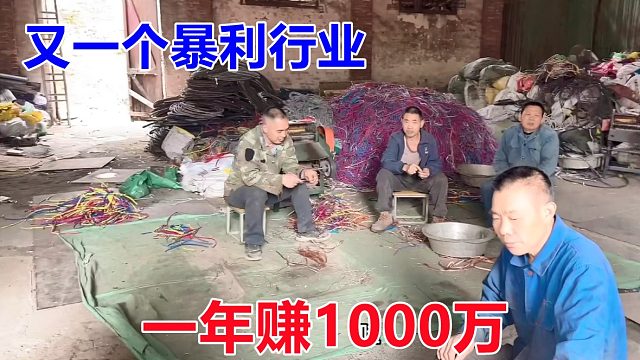 一个暴利行业，一年赚1000万，东西可重复利用，不要本钱也能做！
