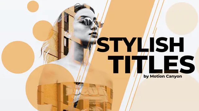 fcpx插件 12组新潮时尚文字标题动画模板 支持M1 New Stylish Titles