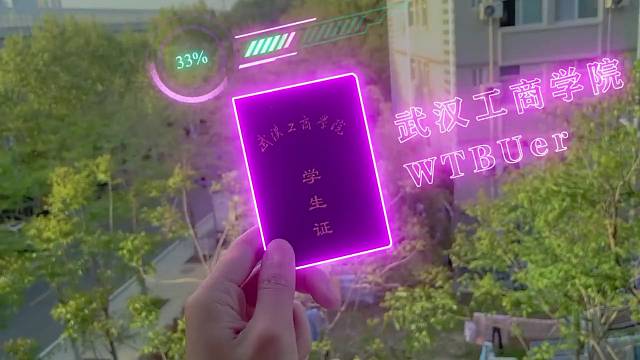 科技感十足的武汉工商学院