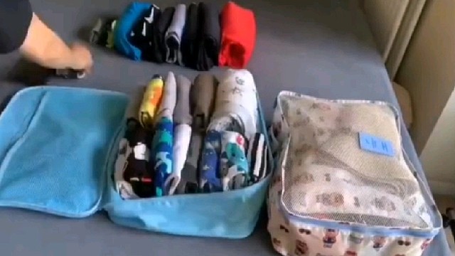 行李箱分类收纳学起来