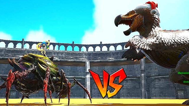 方舟恐龙对战：神翼龙对战史前生物，太厉害了！