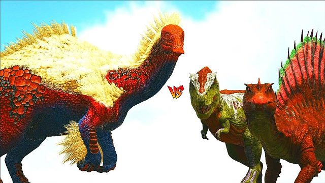方舟恐龙对战：德诺切鲁斯vs方舟恐龙！