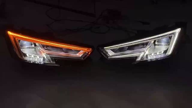 奥迪A4低配升级高配LED大灯