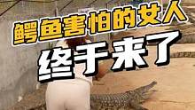 你的皮带都很害怕的女人…来了…#农村生活 #鳄鱼养殖场 