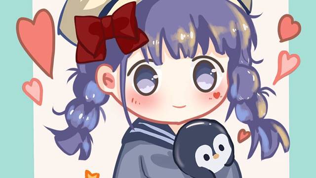 阿果画头像之阿晴是光