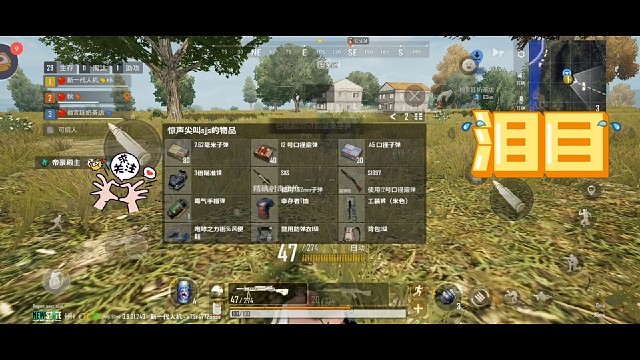 我太难了，终于吃鸡了