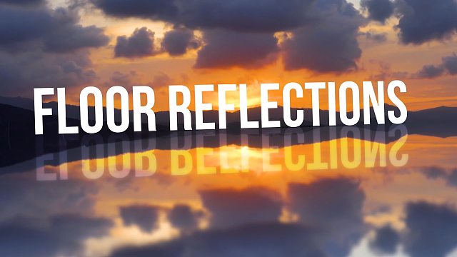 fcpx插件 快速制作地板反射效果工具插件 三维可调镜像模糊等 支持M1 Floor Reflect