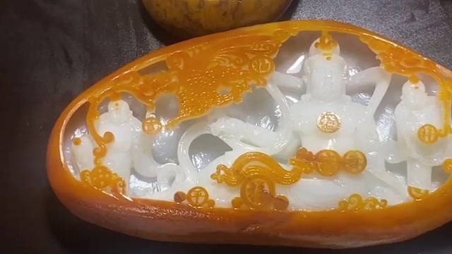 和田玉籽料摆件