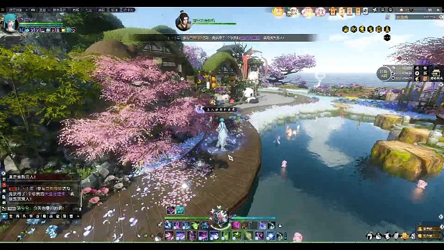 白天游产业区（刀剑如梦）