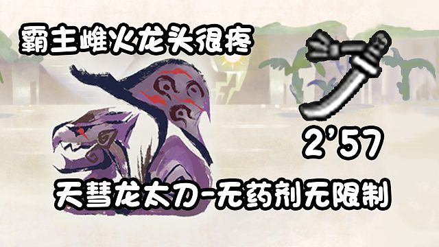 【基德游戲】新人推薦，天彗龍?zhí)?霸主雌火龍2分57！不吃藥測(cè)裝
