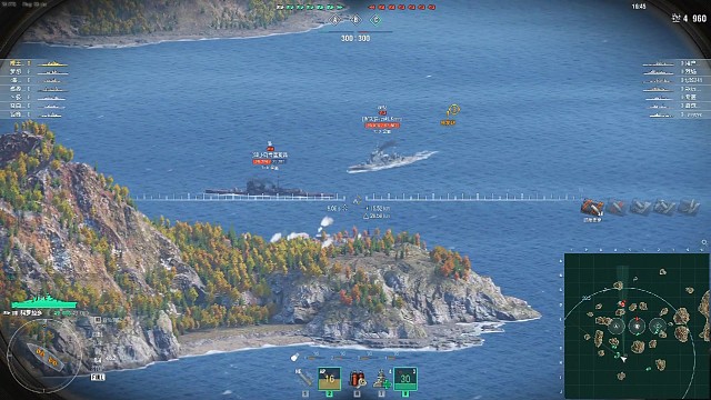 战列舰一轮齐射直接抬走巡洋舰