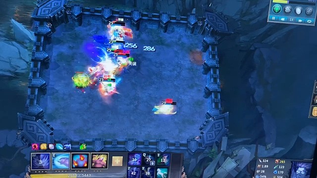 一个飞一个拱，哈哈哈