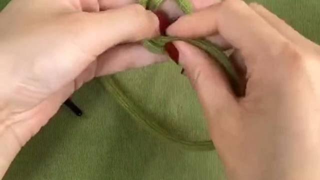 全网最火的卫衣帽绳打结大全