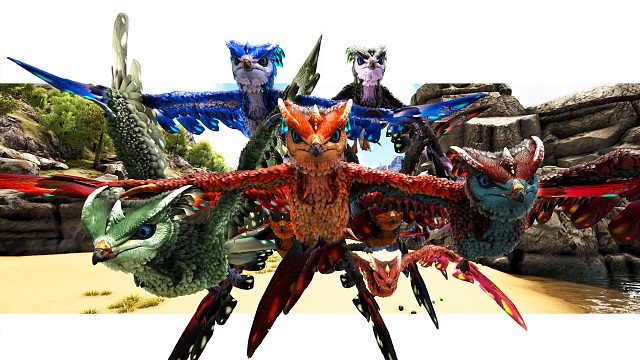 方舟240畸变：驯服了一群轻羽鸟，养在家里实在太漂亮了！