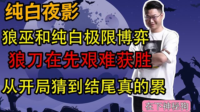 【狼人杀】狼巫爽局 从头到尾就是验人 夜间预言家