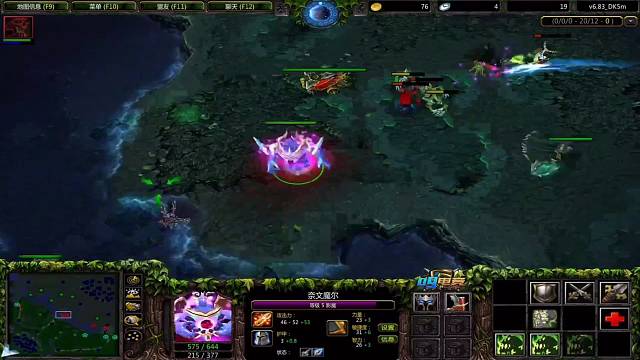 对黑影魔秀起来