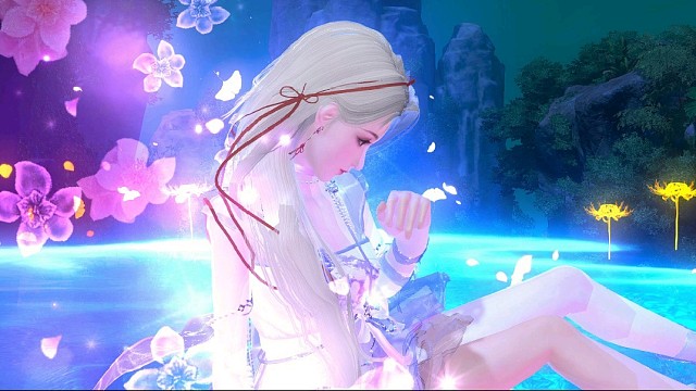 【新倩女幽魂】转二江山景自在天蓝光小奶妈的跨服擂台逃命历程