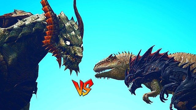 方舟恐龙对战：安塔拉斯vs收割者女王，谁比谁更厉害！