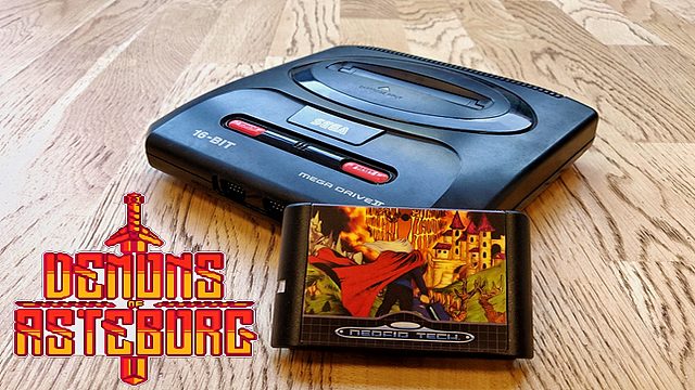 世嘉MD新作，恶魔城风格，画面手感都不错