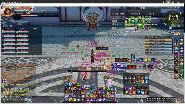 兽神最后一关：发生了一点点小意外差点灭团，最后鬼王挑起大梁，挺了过去。